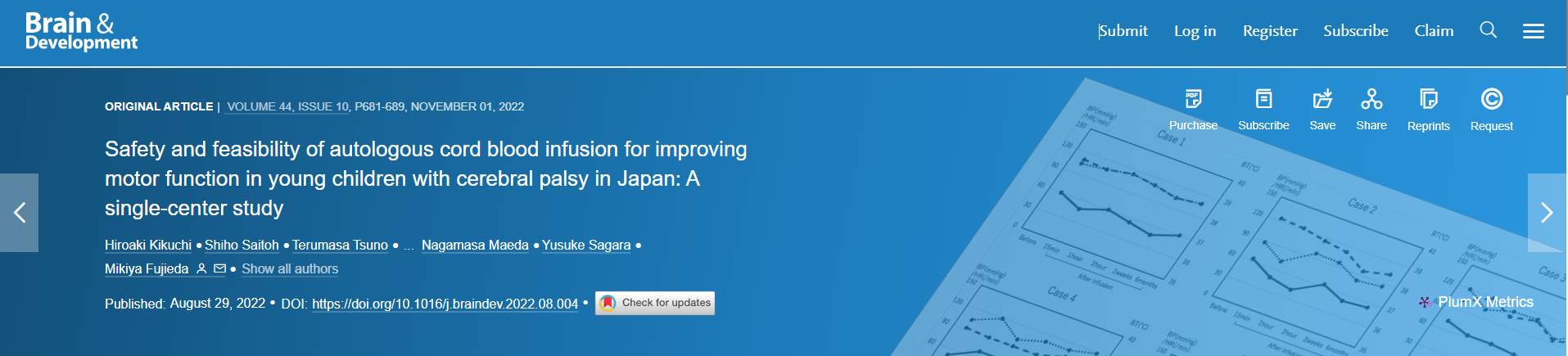 干細胞移植可改善腦癱幼兒的運動功能的臨床研究