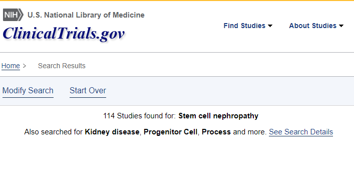 干細(xì)胞治療腎病的臨床試驗