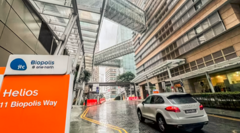 △Biopolis 綜合體位于新加坡的Buona Vista 莊園,是當(dāng)?shù)氐脑偕t(yī)學(xué)研究中心 △Biopolis 綜合體位于新加坡的Buona Vista 莊園,是當(dāng)?shù)氐脑偕t(yī)學(xué)研究中心