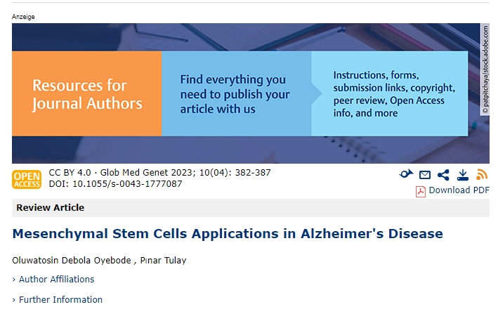 國內外臨床研究:干細胞治療阿爾茨海默病患者癥狀具有積極作用 國內外臨床研究:干細胞治療阿爾茨海默病患者癥狀具有積極作用