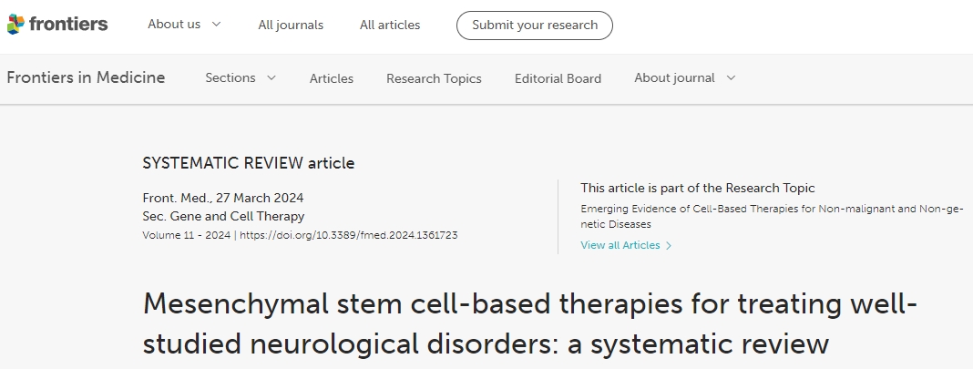 43項(xiàng)系統(tǒng)綜述評(píng)價(jià)干細(xì)胞治療神經(jīng)系統(tǒng)疾病的安全性 43項(xiàng)系統(tǒng)綜述評(píng)價(jià)干細(xì)胞治療神經(jīng)系統(tǒng)疾病的安全性