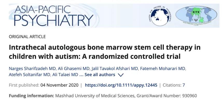 2020年干細(xì)胞治療自閉癥臨床案例 2020年干細(xì)胞治療自閉癥臨床案例