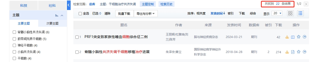 干細胞治療共濟失調的臨床研究進展 干細胞治療共濟失調的臨床研究進展