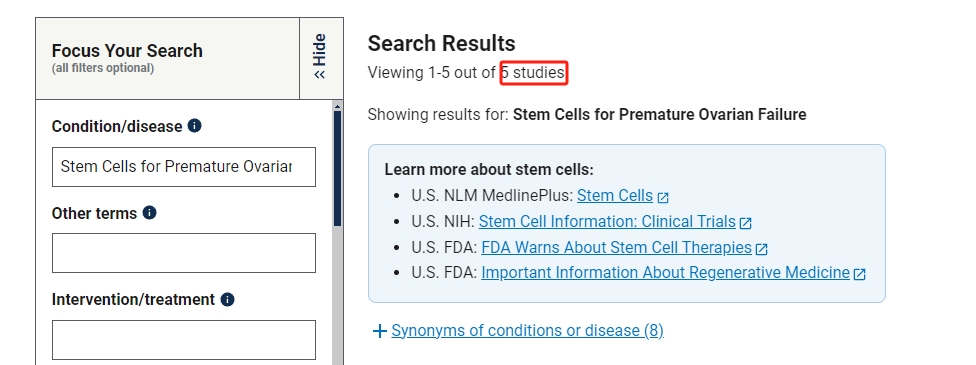 干細(xì)胞治療卵巢早衰的臨床研究進(jìn)展