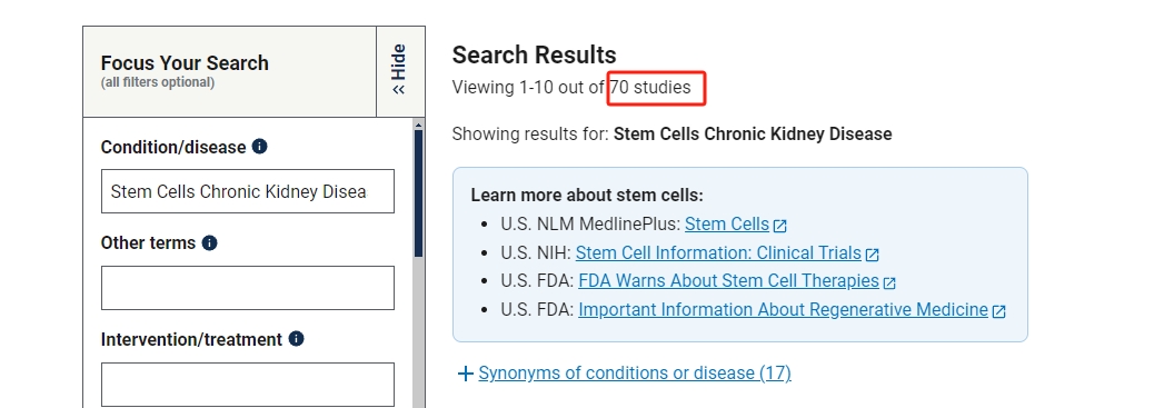 干細胞治療慢性腎病的臨床研究進展