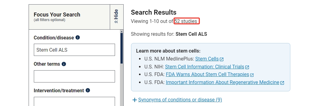 干細胞治療漸凍癥的臨床研究進展
