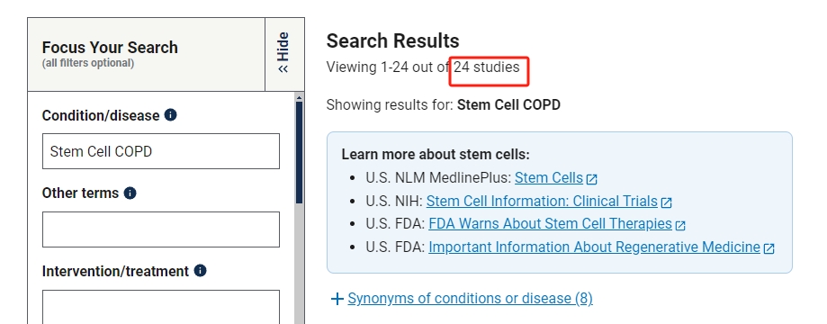 干細胞治療慢性阻塞性肺病的臨床研究進展 干細胞治療慢性阻塞性肺病的臨床研究進展