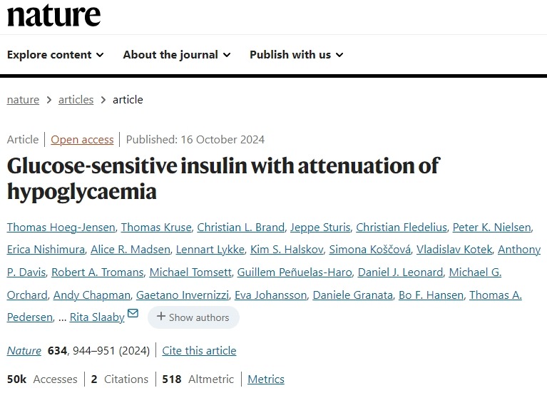 葡萄糖敏感性胰島素,可減輕低血糖 葡萄糖敏感性胰島素,可減輕低血糖