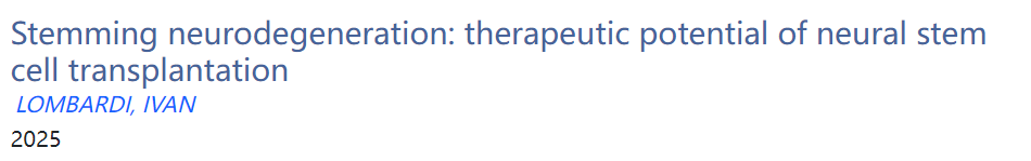 阻止神經退行性疾病:神經干細胞移植的治療潛力 阻止神經退行性疾病:神經干細胞移植的治療潛力
