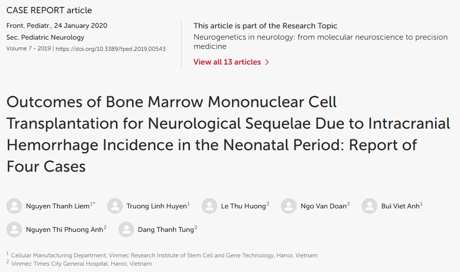 骨髓單核細胞移植治療新生兒顱內出血后遺癥的療效觀察:附4例報告 骨髓單核細胞移植治療新生兒顱內出血后遺癥的療效觀察:附4例報告