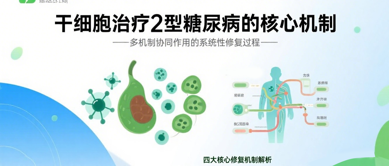 干細胞治療2型糖尿病的4大核心機制
