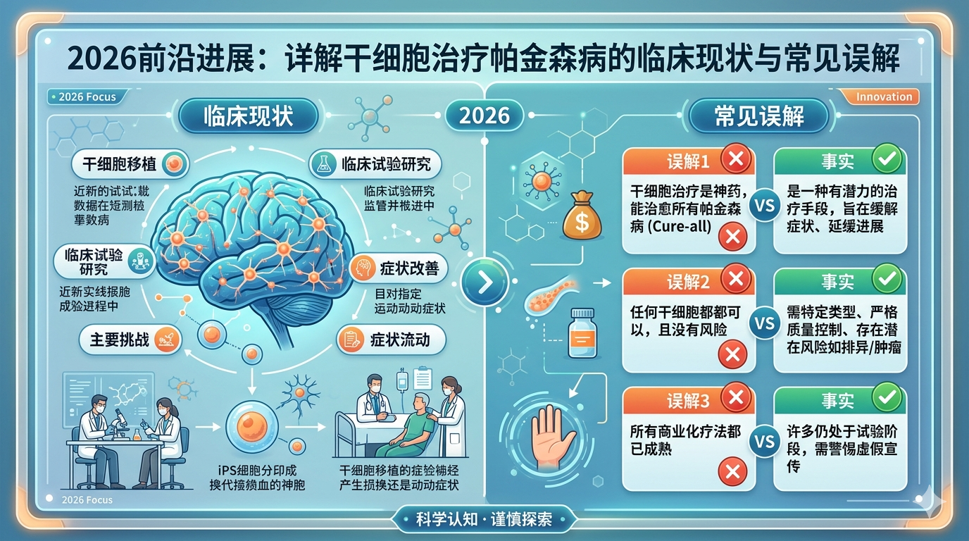 干細(xì)胞治療帕金森病：從胎兒移植到多能干細(xì)胞，科學(xué)演進(jìn)與常見誤解